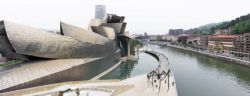 Fotografía: El museo Guggenheim desde el puente de la salve